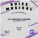 QUIZ MUSICAL 14 Novembre 2024 !